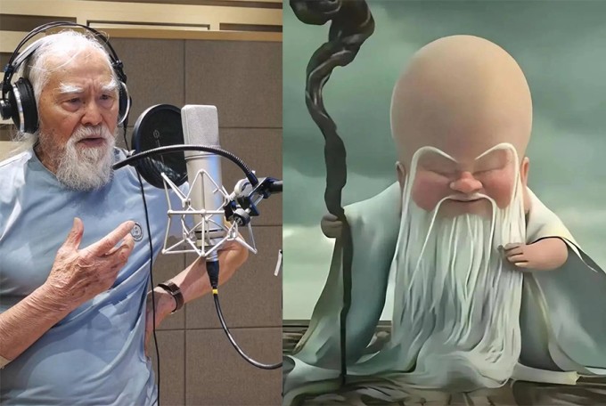 Ông Vương Đức Thuận lồng tiếng nhân vật "trùm cuối" trong "Na Tra 2". Ảnh: QQ