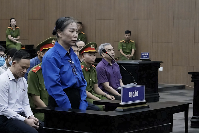 Bị cáo Hoàng Thị Thuý Lan tại phiên sơ thẩm