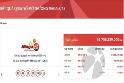 Kinh doanh - Kinh tế 24h: Vietlott tìm thấy khách hàng trúng độc đắc gần 62 tỷ đồng