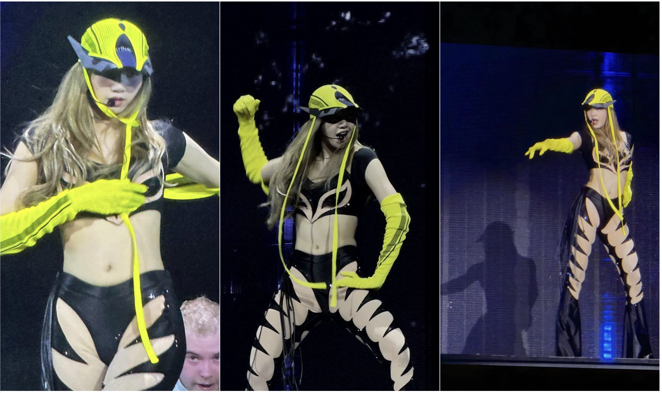 Bộ đồ gây tranh luận của em út BlackPink trong đêm diễn tại Singapore.