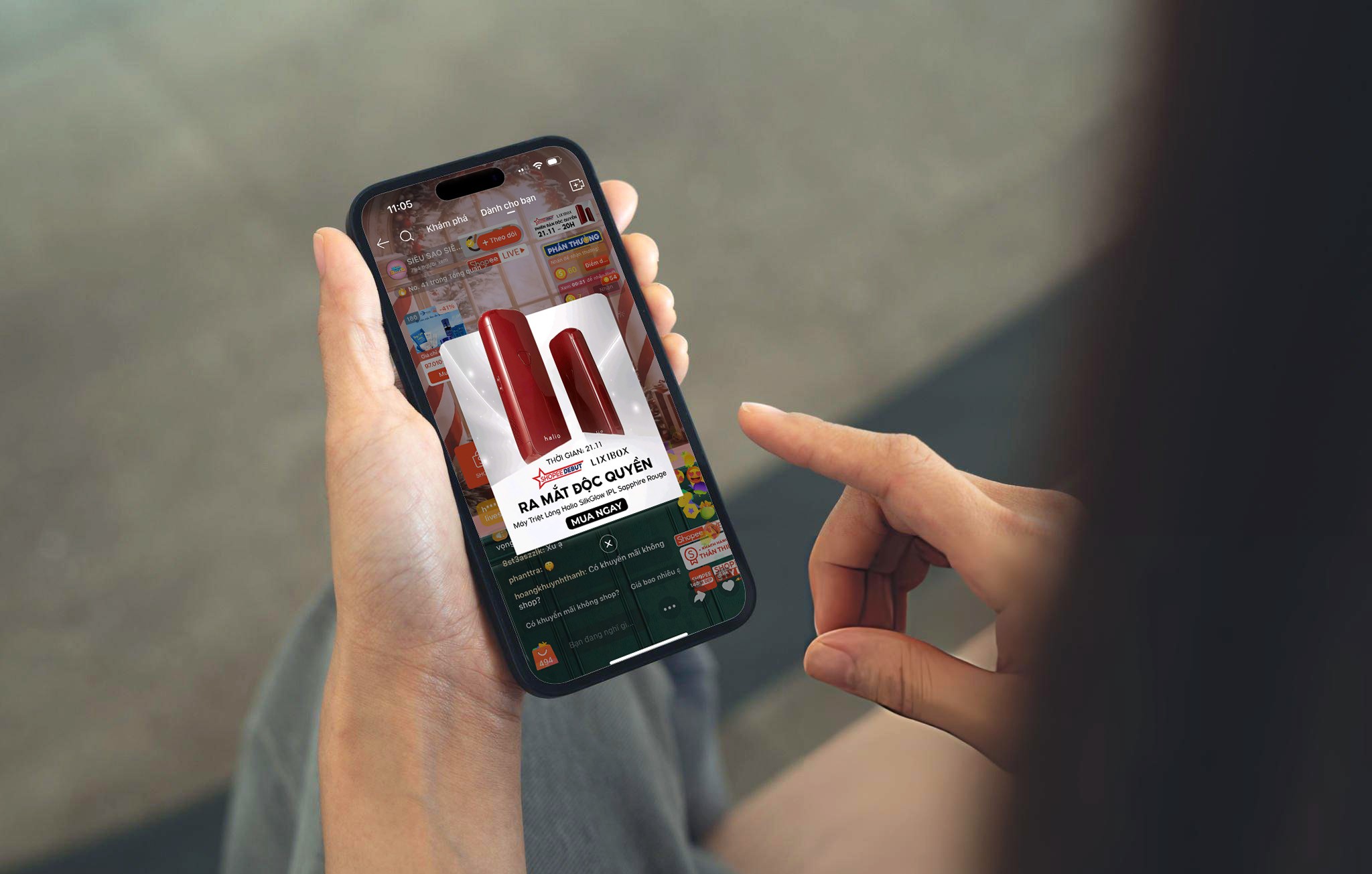 Lixibox tận dụng Shopee Debut để nâng uy tín sản phẩm mới và mở rộng tệp người dùng quan tâm đến thiết bị làm đẹp.