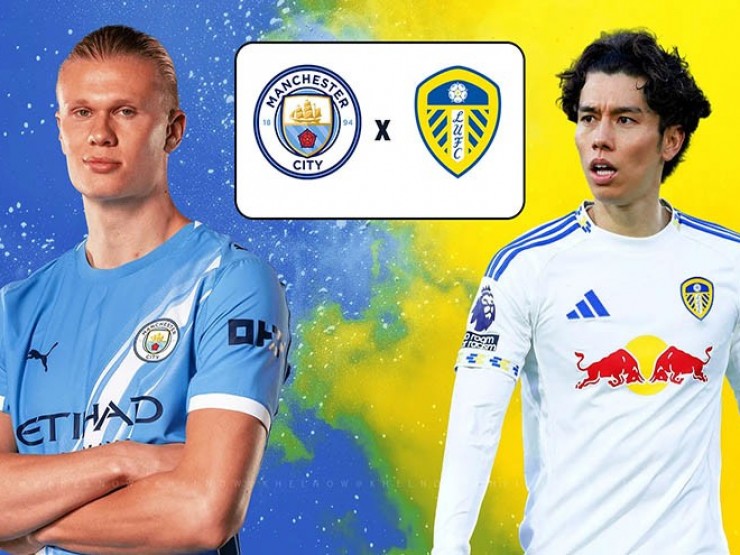 맨시티와 리즈 맞대결 장면