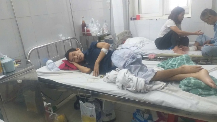 Anh Tâm gặp tai nạn liệt giường. Ảnh: Sỹ Thông