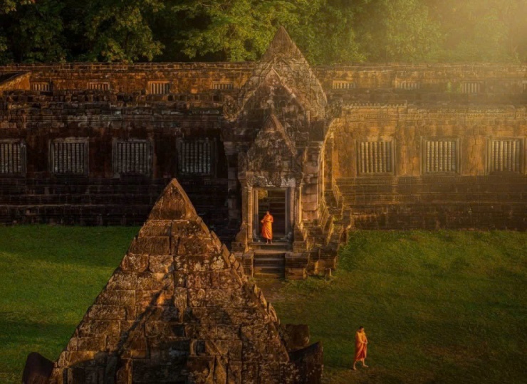 Quần thể đền Wat Phou, Di sản Văn hóa Thế giới được UNESCO công nhận.