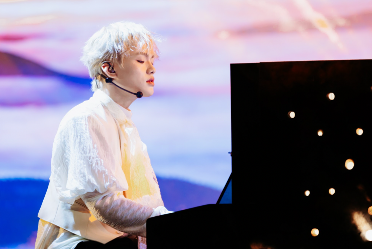 buitruonglinh thể hiện ballad, sở trường của anh.