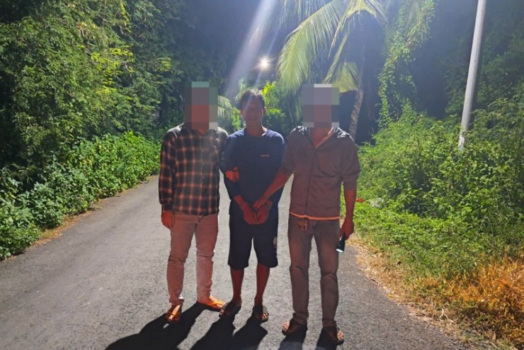 Đối tượng Cường bị bắt ngay trong đêm. 