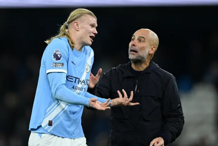 Man City thắng kịch tính: Haaland - Pep Guardiola tranh luận nảy lửa