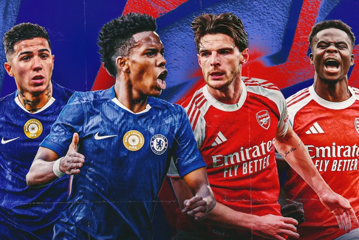 Trực tiếp bóng đá Chelsea - Arsenal: Saliba vắng mặt, Palmer dự bị (Ngoại hạng Anh)