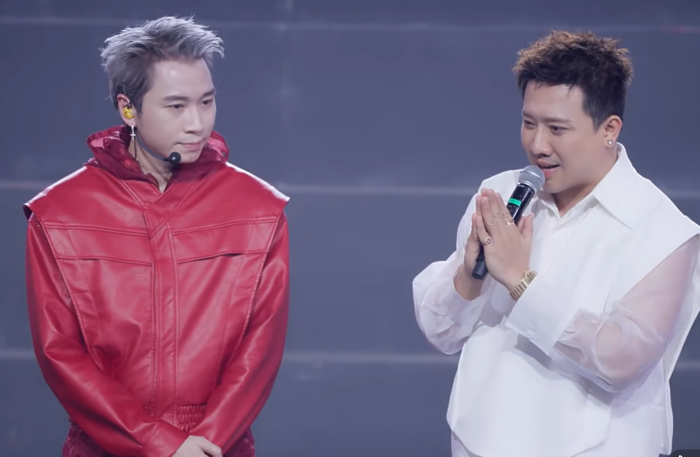 Tiết mục của Karik khiến Trấn Thành ngỡ ngàng.