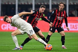 Video bóng đá AC Milan - Lazio: Nghẹt thở màn xem VAR phút bù giờ (Serie A)