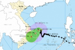 Bão số 15 sẽ đi vào vùng biển từ Gia Lai đến Khánh Hòa