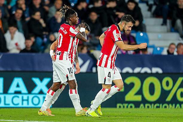 Nico Williams và các đồng đội Athletic Bilbao thắng dễ Levante 2-0