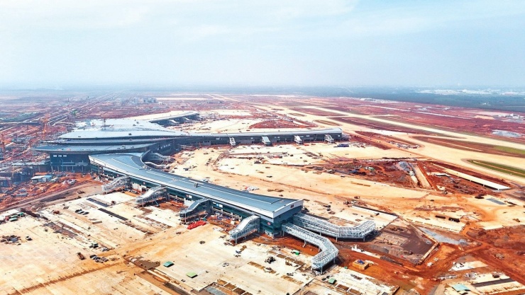 Toàn cảnh công trình sân bay Long Thành