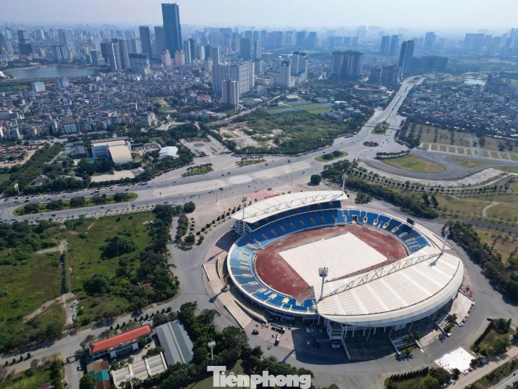 Hình ảnh mới nhất về sân Mỹ Đình đang được cải tạo - 1