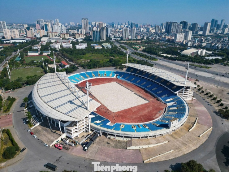 Hình ảnh mới nhất về sân Mỹ Đình đang được cải tạo - 2