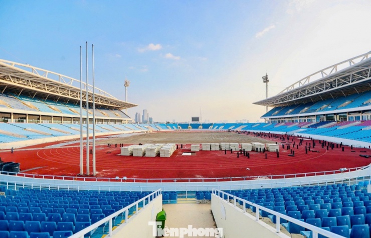 Hình ảnh mới nhất về sân Mỹ Đình đang được cải tạo - 3