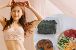 Thực đơn giúp cô gái Hàn giảm 32 kg, là phẳng bụng mỡ