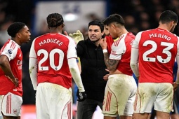 Bóng đá - Chelsea cầm hòa Arsenal: HLV Arteta tiếc nuối thế hơn người, Maresca chất vấn thẻ đỏ của Caicedo
