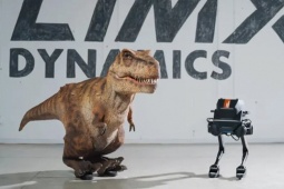 "Cú sốc" từ Trung Quốc: Robot khủng long T-Rex biết đi lại và giữ thăng bằng như sinh vật sống