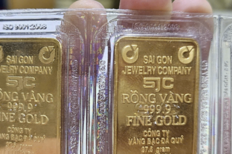 Tối 1-12, giá vàng miếng SJC, vàng nhẫn giảm trở lại