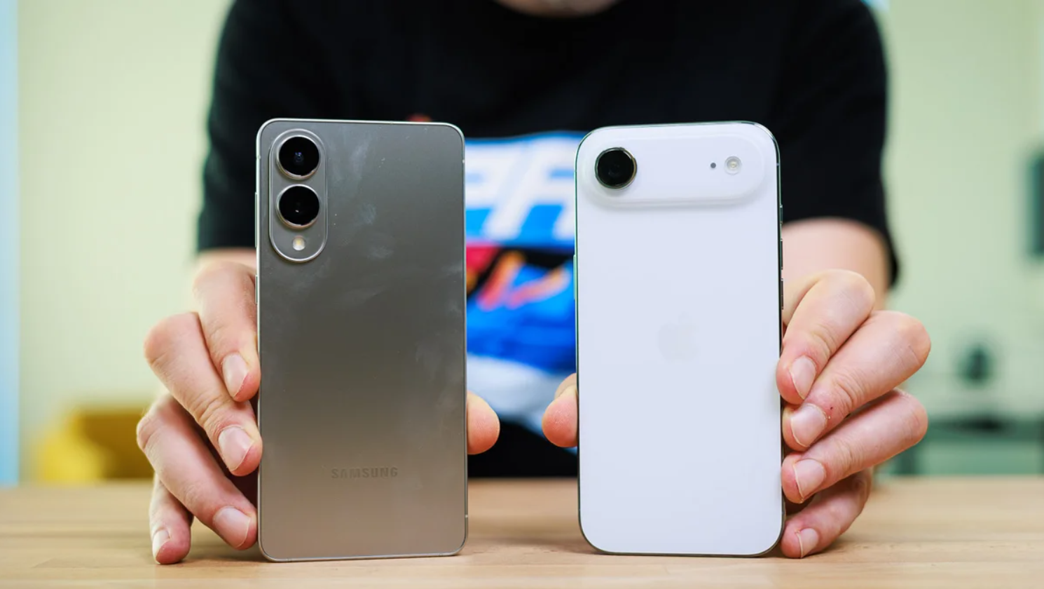 Galaxy S25 Edge và&nbsp;iPhone Air.