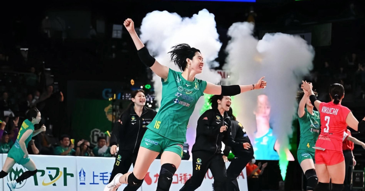 Trần Thị Thanh Thúy đang có phong độ rất cao tại Nhật Bản