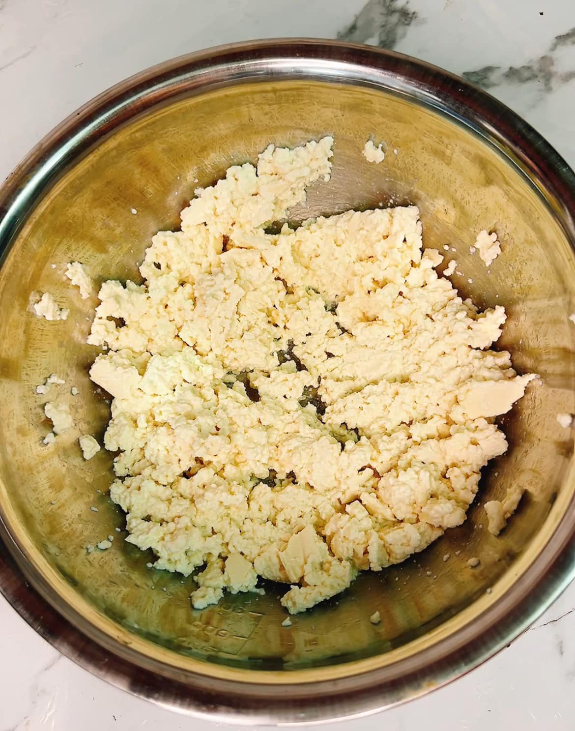 Dầm nhuyễn đậu phụ.