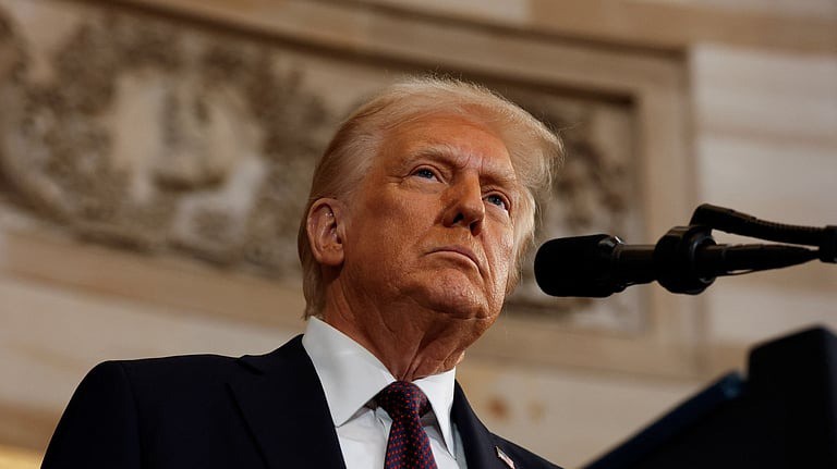 Tổng thống Mỹ Donald Trump xác nhận đã có cuộc nói chuyện với Tổng thống Venezuela. Ảnh: AFP