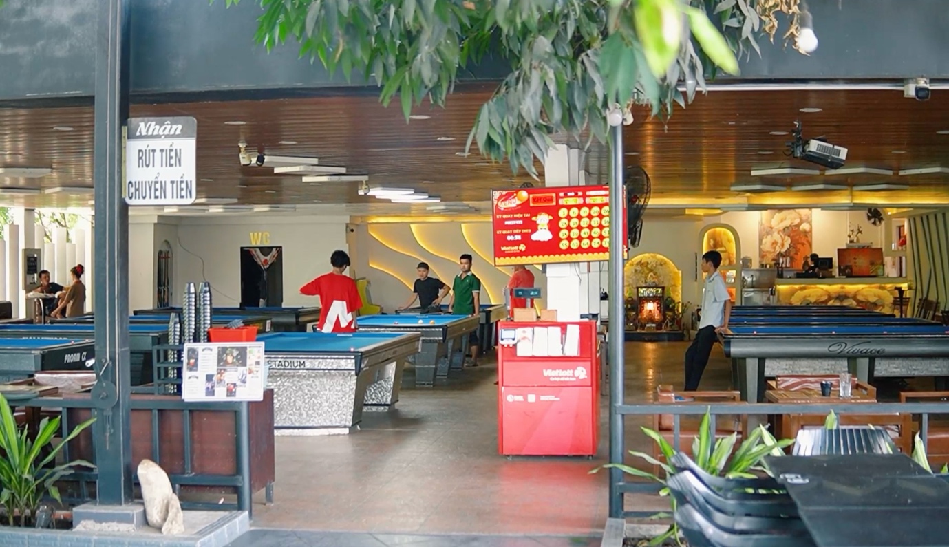 Không gian mô hình kinh doanh đa dịch vụ của chị Chi.