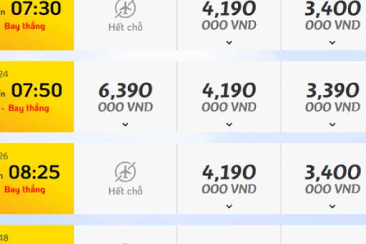 Vé máy bay Tết 2026 nhiều chặng đã 'cháy'