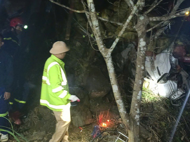 Hiện trường vụ tai nạn.