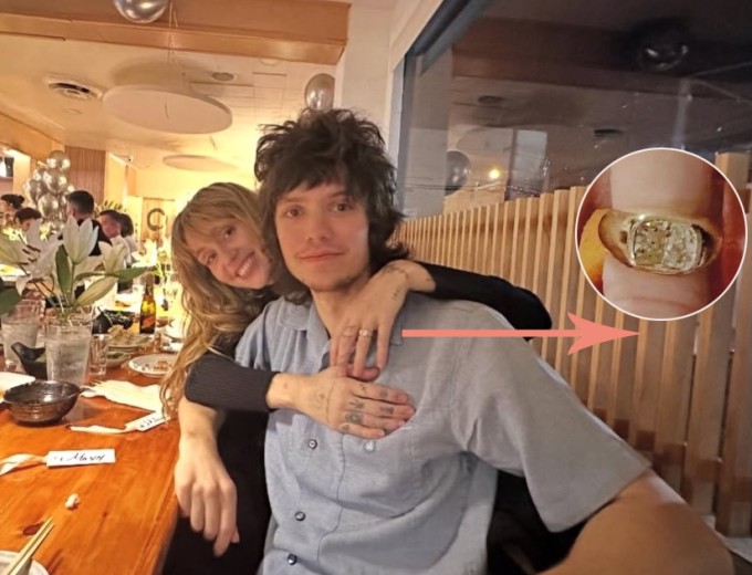 Fan đăng ảnh Miley Cyrus đeo nhẫn kim cương, nói cô đã đính hôn.