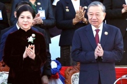 Tổng Bí thư Tô Lâm và Phu nhân dự Lễ kỷ niệm 50 năm Quốc khánh Lào