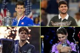 Alcaraz - Sinner kiếm tiền như máy 2025, vẫn thua Djokovic cách đây 10 năm