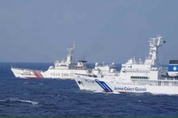 Tàu tuần tra Trung Quốc - Nhật Bản chạm trán gần quần đảo tranh chấp