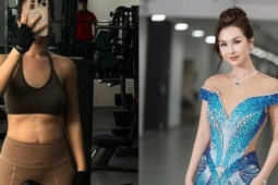 Võ Hạ Trâm tự tin khoe body thật, bắt đầu vào cuộc chơi 'không mỡ thừa'