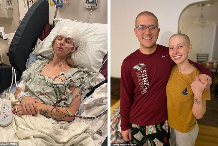 Người mẹ không ngờ mình mắc ung thư não.