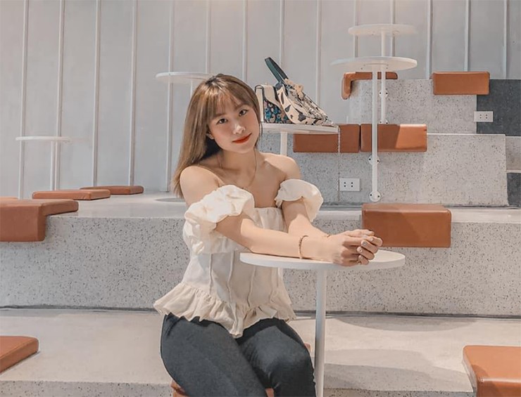 Nhan sắc đời thường của Mỹ Tiên. Ảnh FBNV