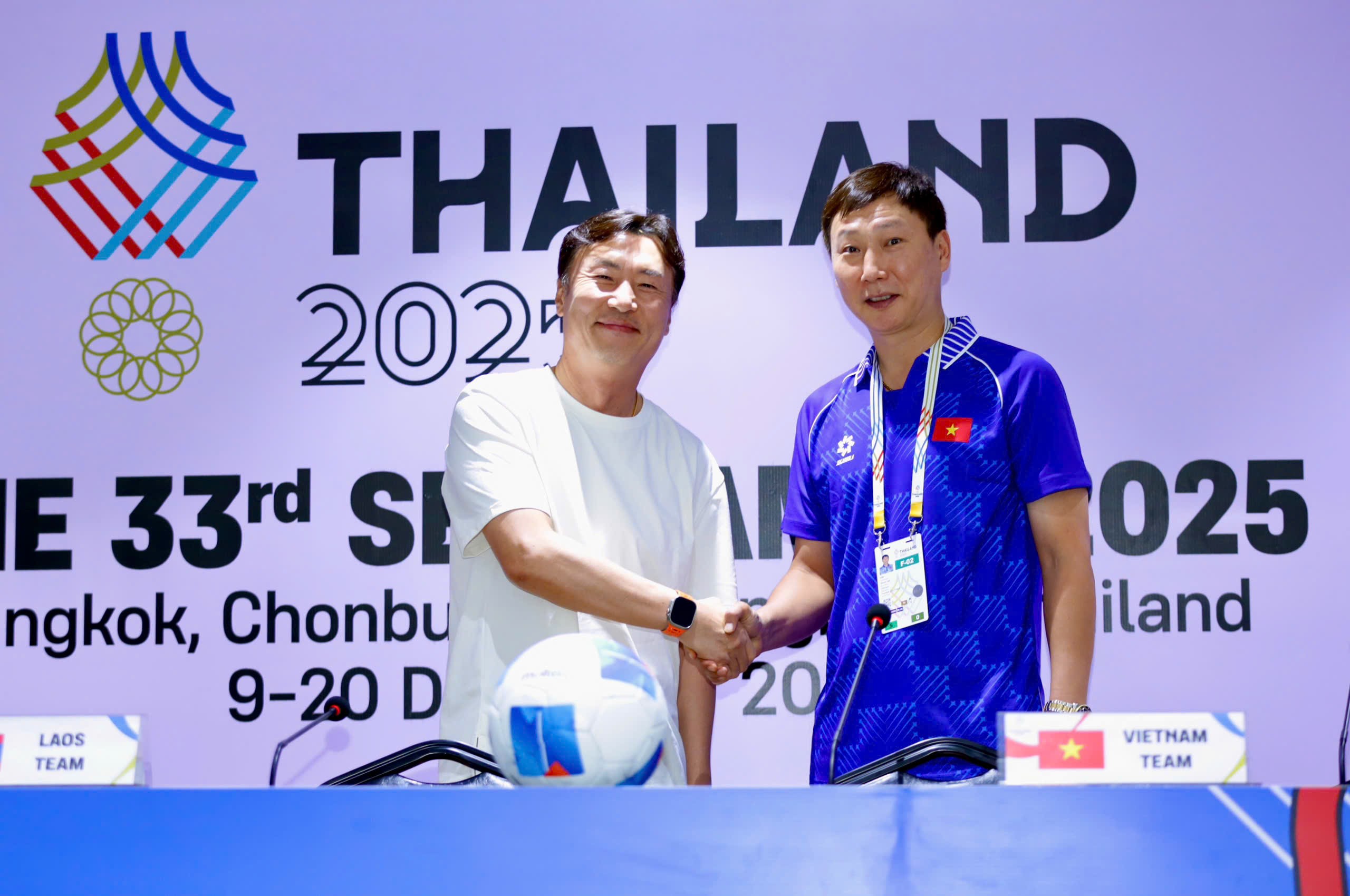 Họp báo U22 Việt Nam - U22 Lào: Thầy Kim đánh giá cao đối thủ, U22 Lào tự tin gây bất ngờ - 1