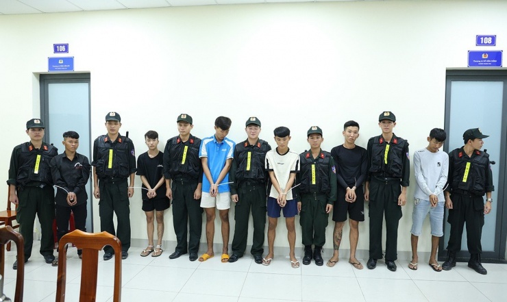 6 đối tượng trong nhóm của “Tẻo Bô” bị tạm giữ.