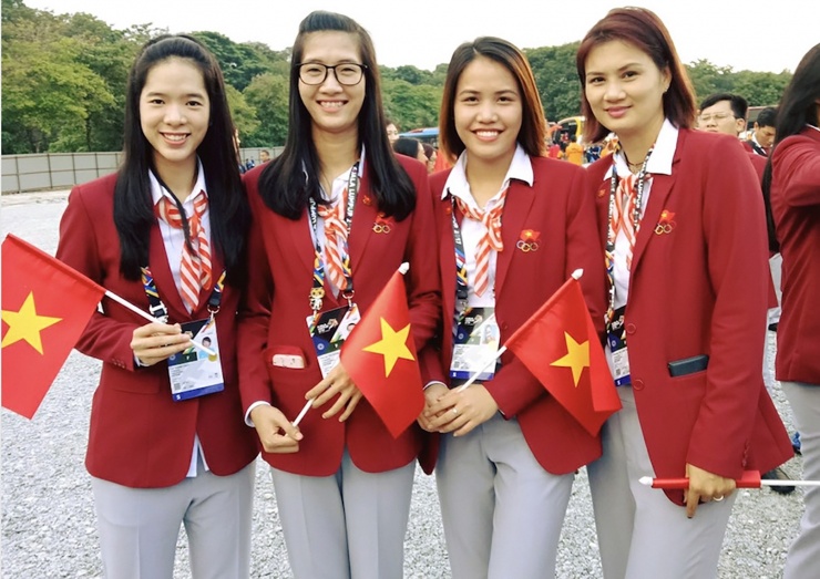 Nhan sắc của 'hoa khôi' cầm cờ cho Việt Nam ở SEA Games 33 - 4