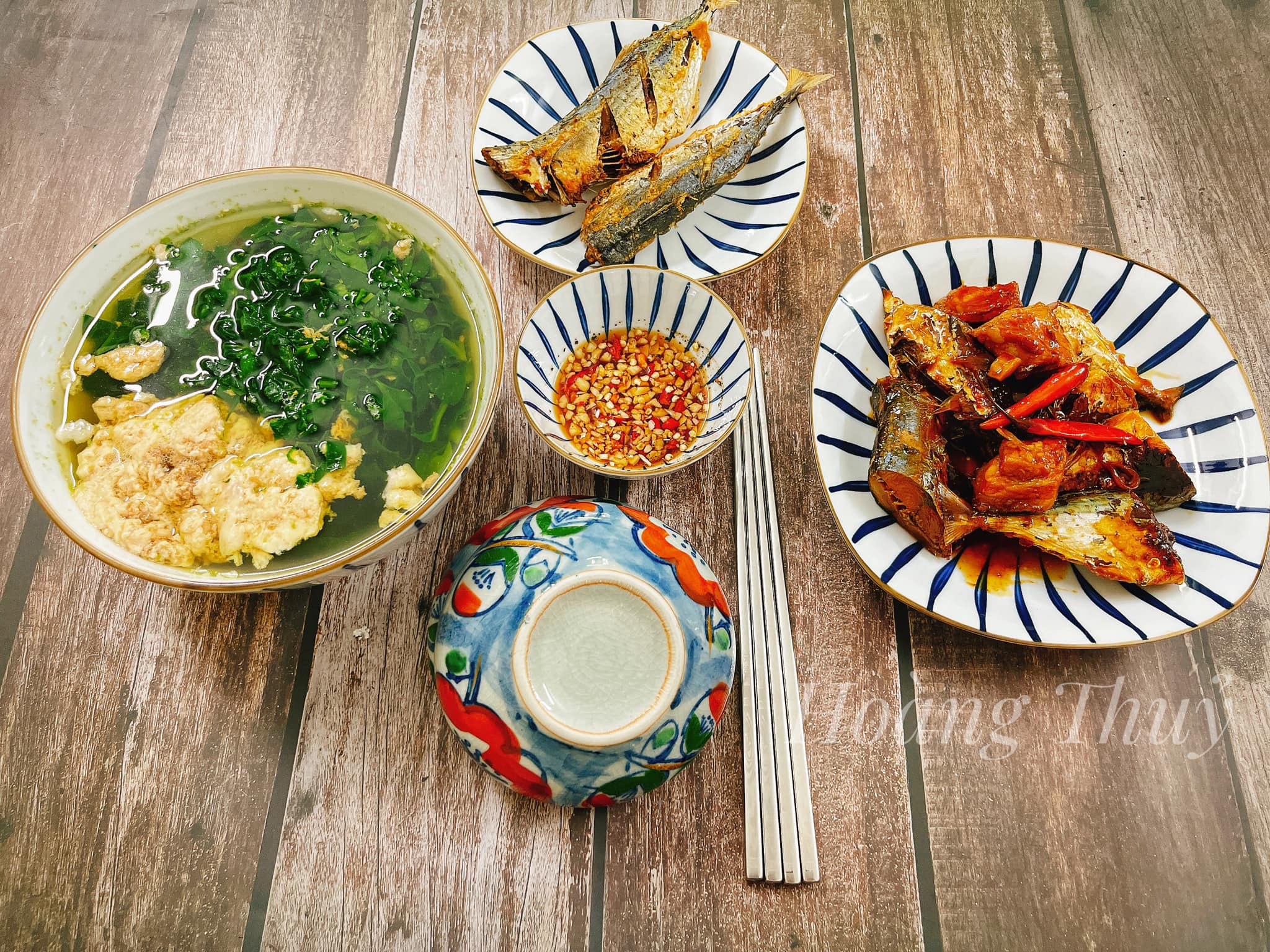 Cá kho - Cá chiên - Canh cua