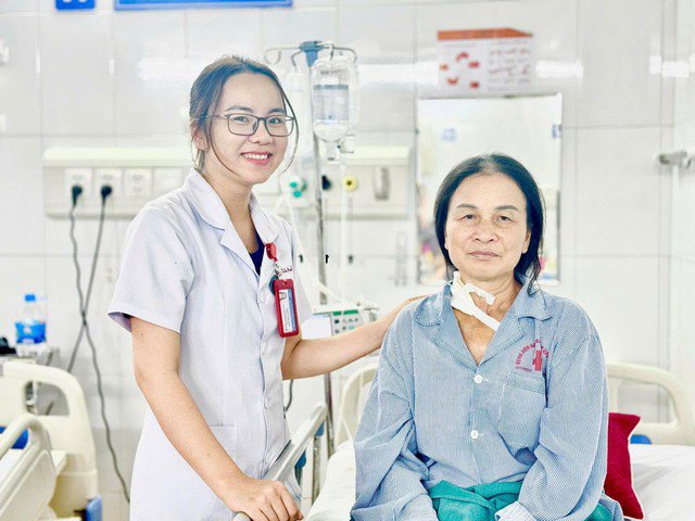 Người bệnh phục hồi ổn định sau 10 ngày điều trị. Ảnh: BVCC