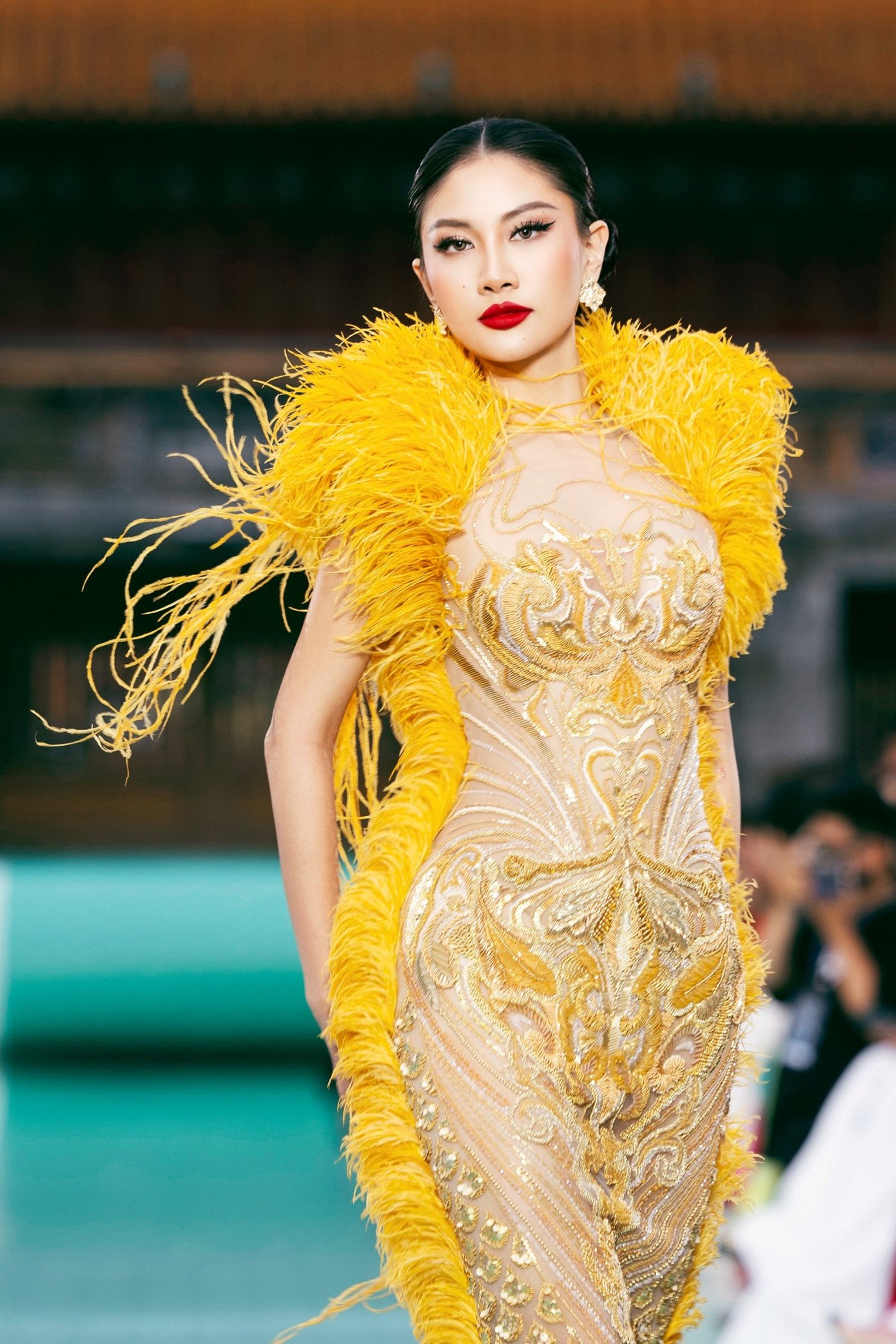 Đại diện Việt Nam - Hoa hậu Nguyễn Hoàng Phương Linh tại sự kiện.