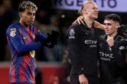 Man City thắng hú vía vẫn "sướng", Yamal lại mất hút ở trận đấu lớn (Clip 1 phút)