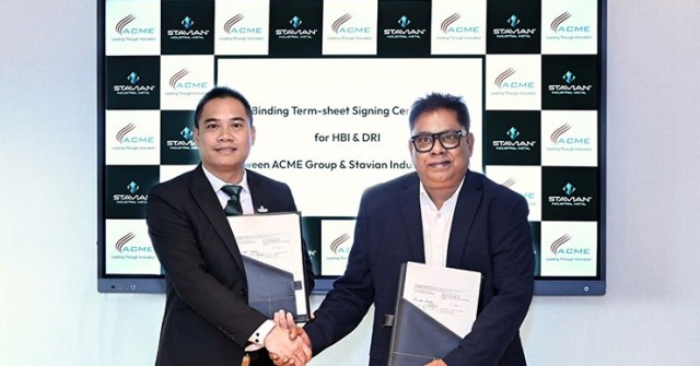 STAVIAN INDUSTRIAL METAL và tập đoàn ACME ký kết hợp đồng bao tiêu nguyên liệu thép xanh dài hạn