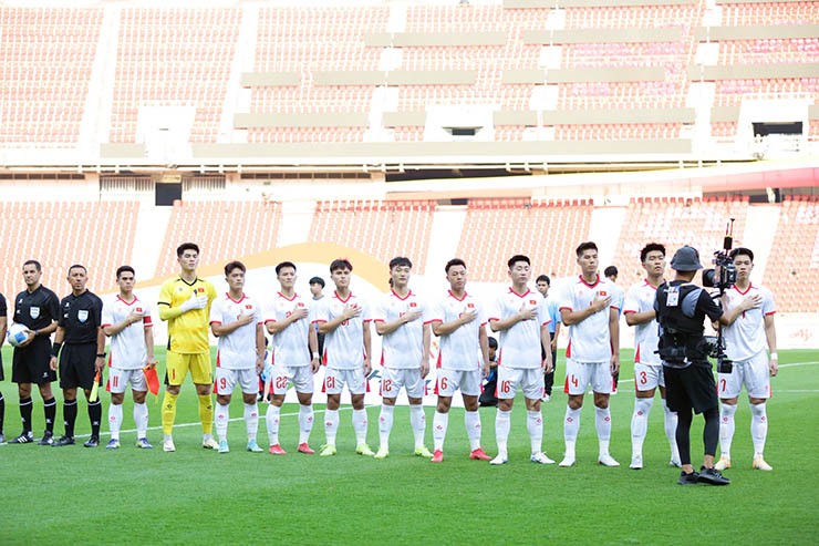 Nhạc không phát trong nghi thức hát quốc ca của U22 Việt Nam