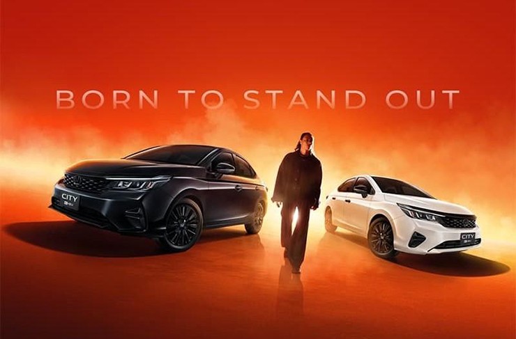 Honda City e:HEV bản đặc biệt Black Outshine ra mắt tại Thái Lan với 2 màu đen trắng