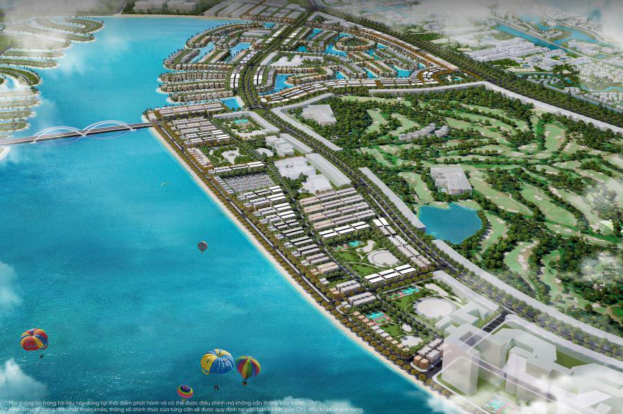 Vịnh Tiên có quy mô 771ha được quy hoạch như một thiên đường vui chơi - giải trí - nghỉ dưỡng hàng đầu thế giới (Ảnh phối cảnh)