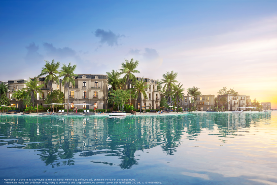 Biệt thự biển Vịnh Tiên chinh phục giới thượng lưu khi sở hữu kiến trúc châu Âu sang trọng (Ảnh phối cảnh)